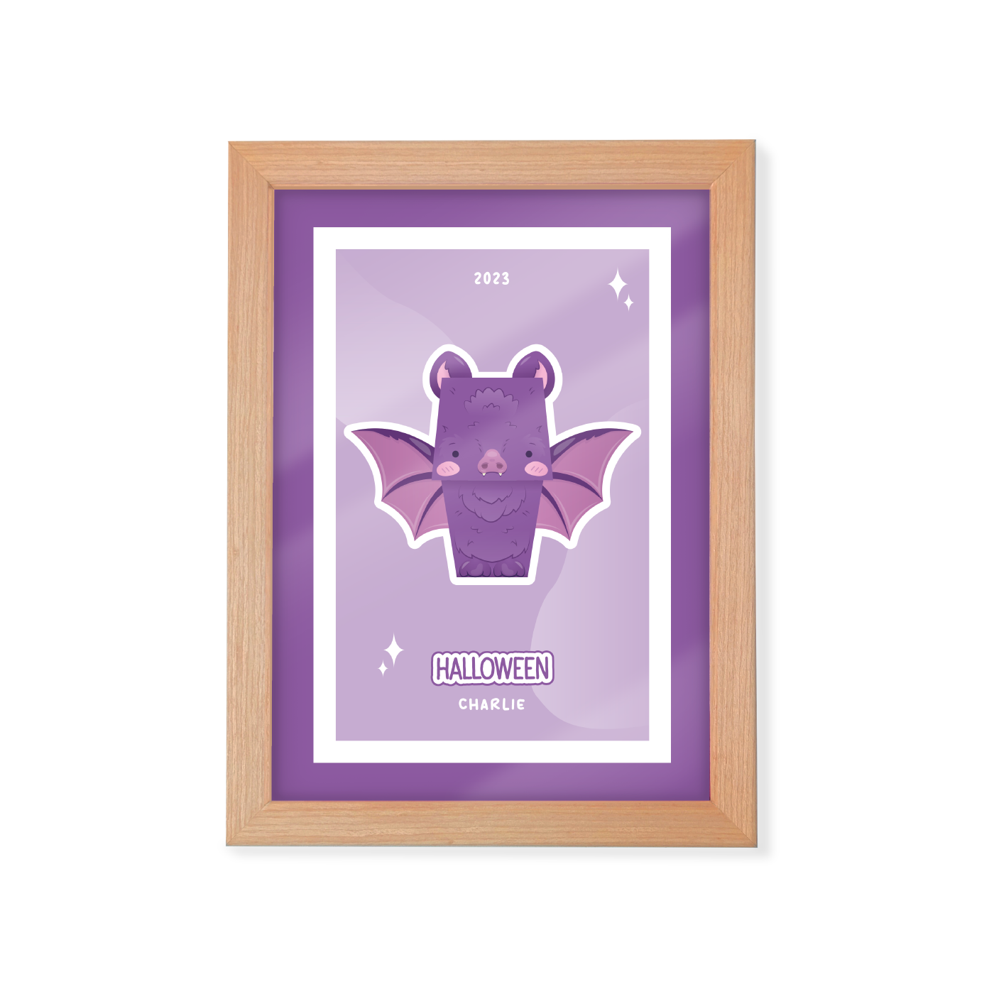 Print Halloween 2023 Chauve souris Charlie 2