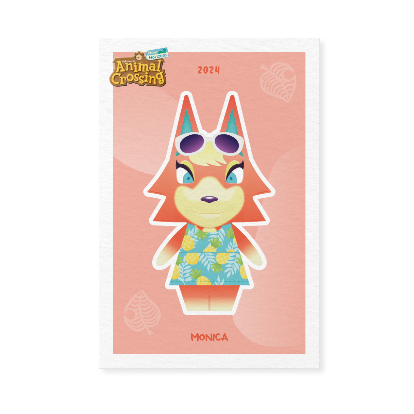 Print Animal Crossing 2024 Monica 2