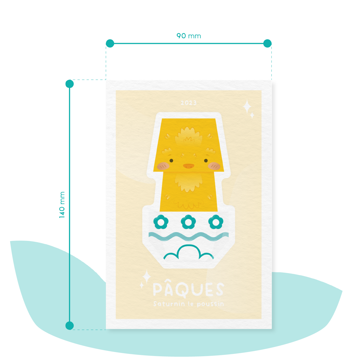 Print Paques 2023 Poussin Saturnin 3