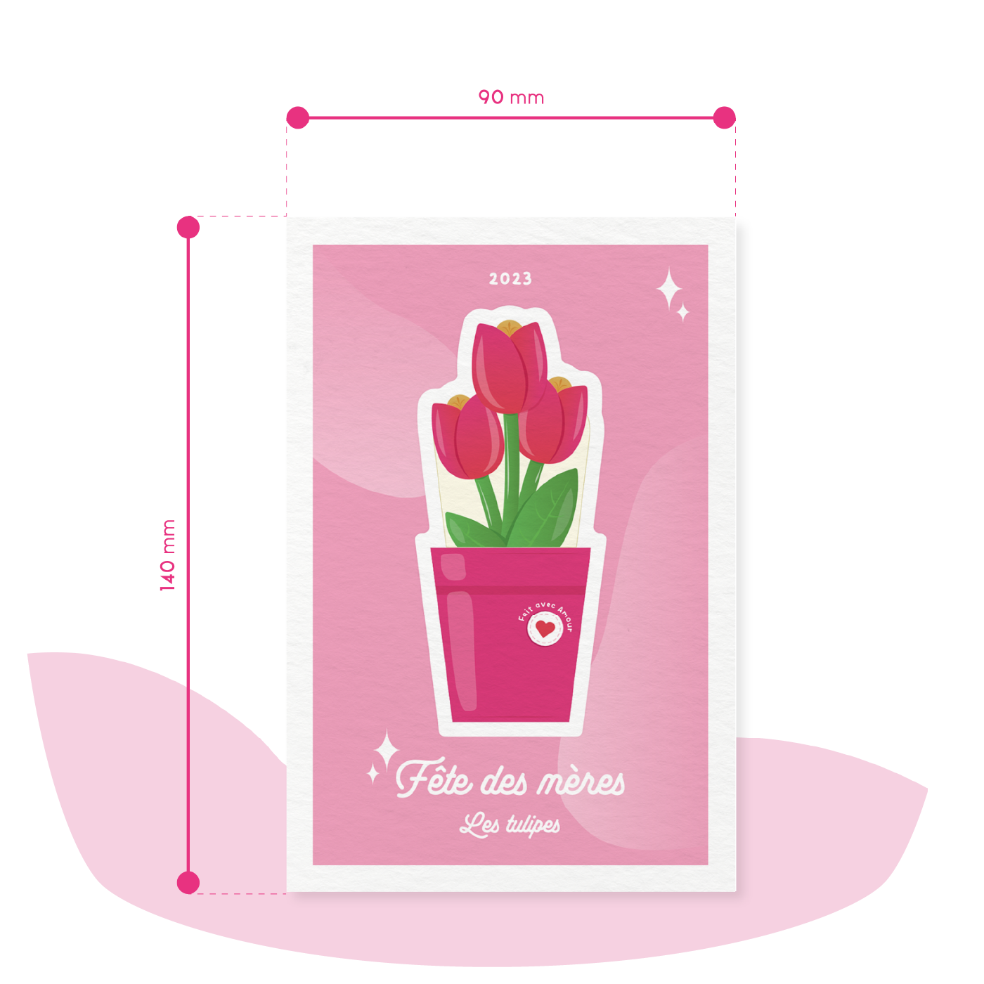 Print Fetes 2023 Tulipes roses 3