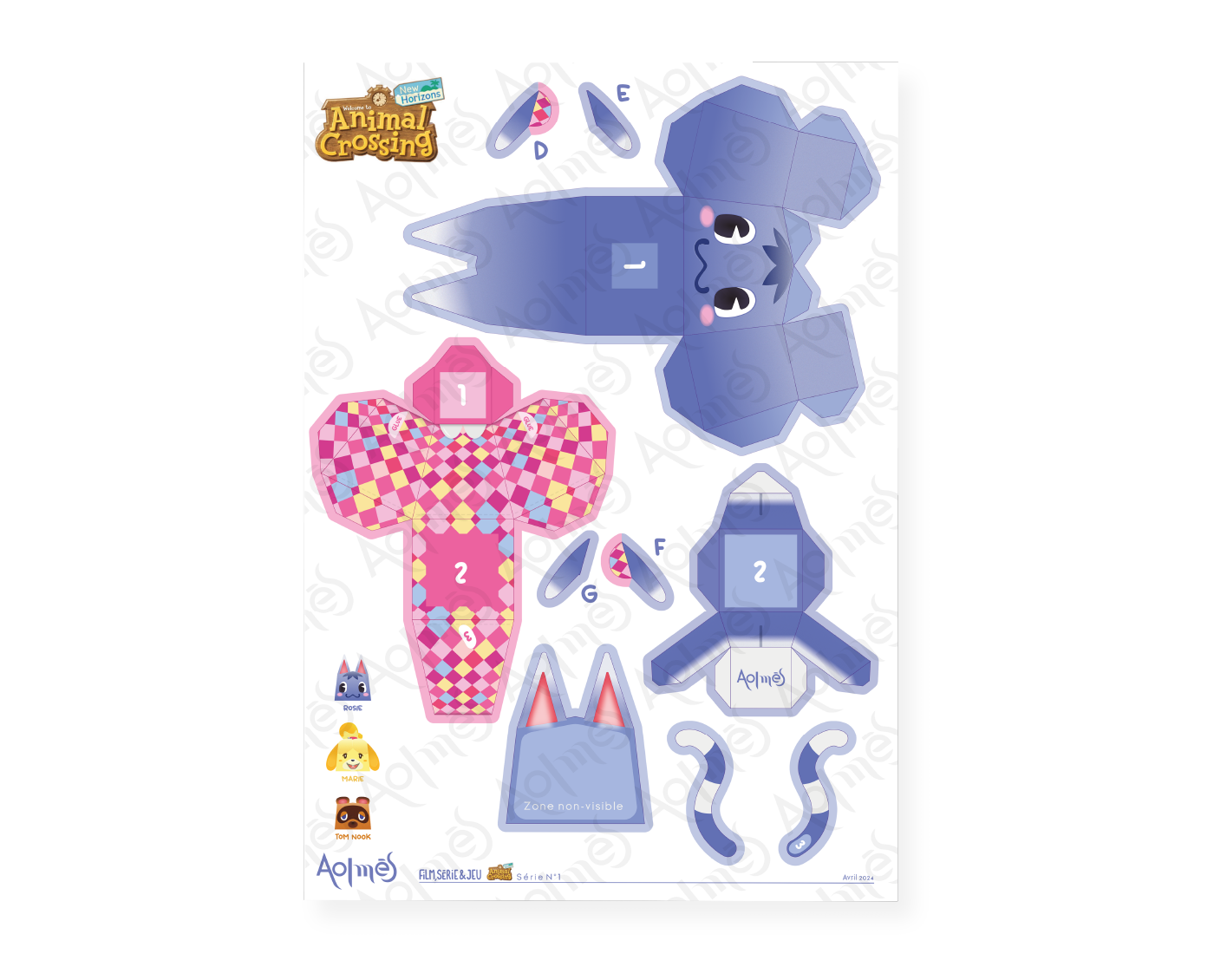 Aolmès Film Animal Crossing Rosie 5