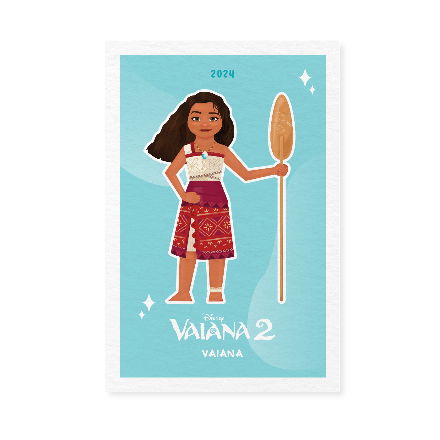 Aolmes Print Disney Vaiana 2024 2