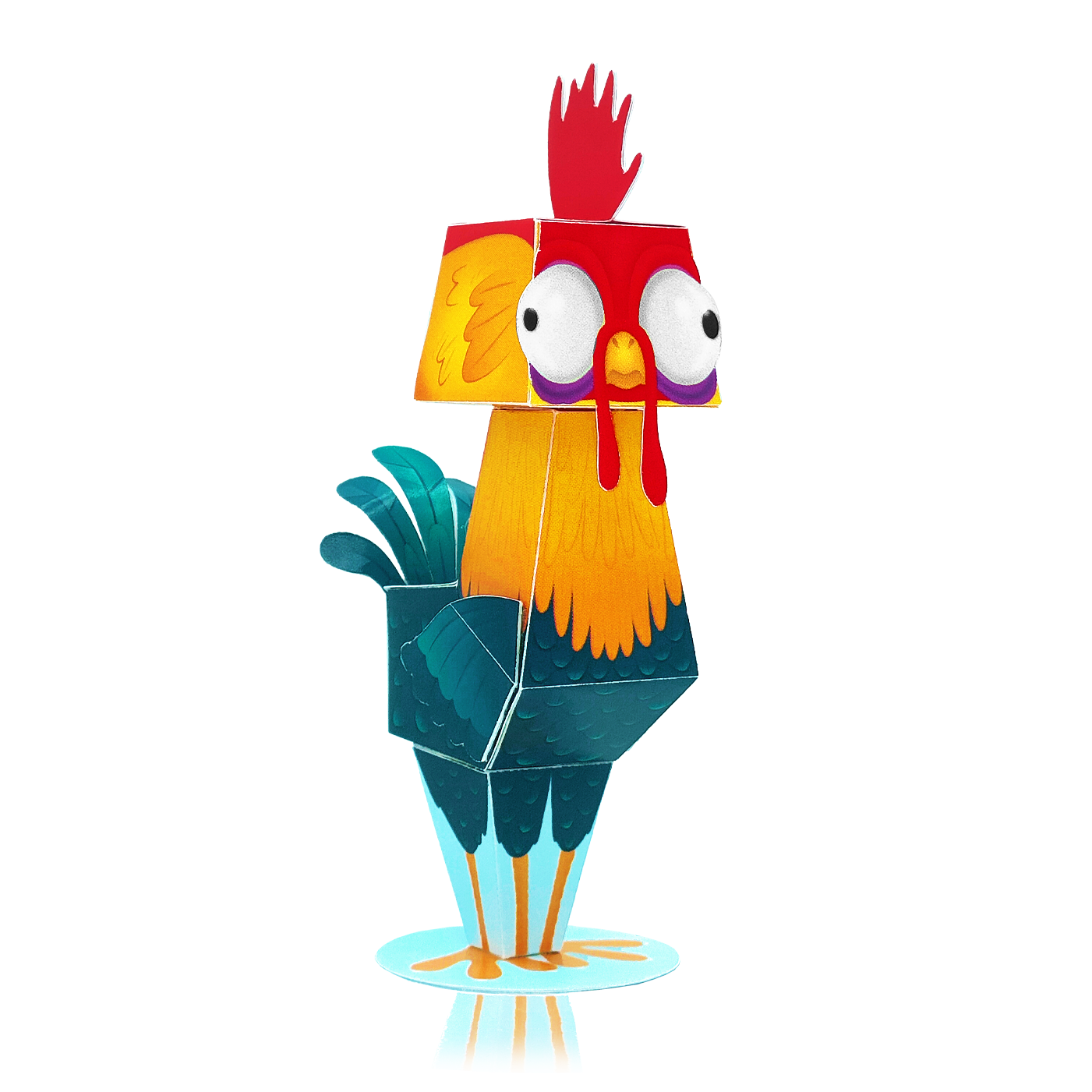 Aolmes Paper toy Disney Vaiana Hei hei 1