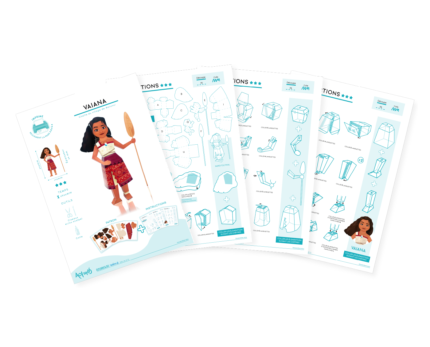 Aolmes Paper toy Vaiana 5